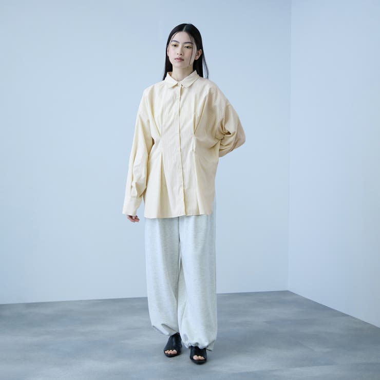 《きちんと映え》ストライプウエストタックシャツ | VICKY | 詳細画像15 