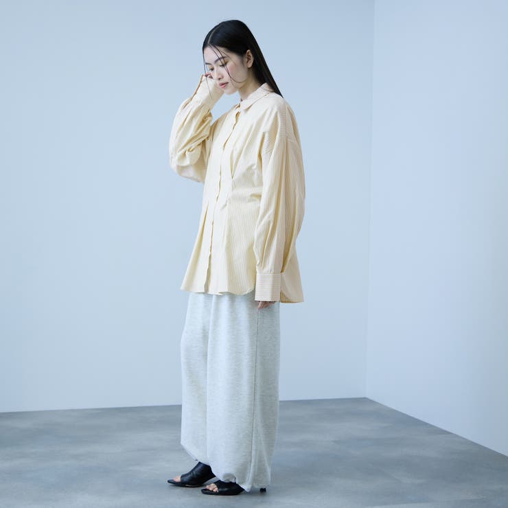 《きちんと映え》ストライプウエストタックシャツ | VICKY | 詳細画像16 