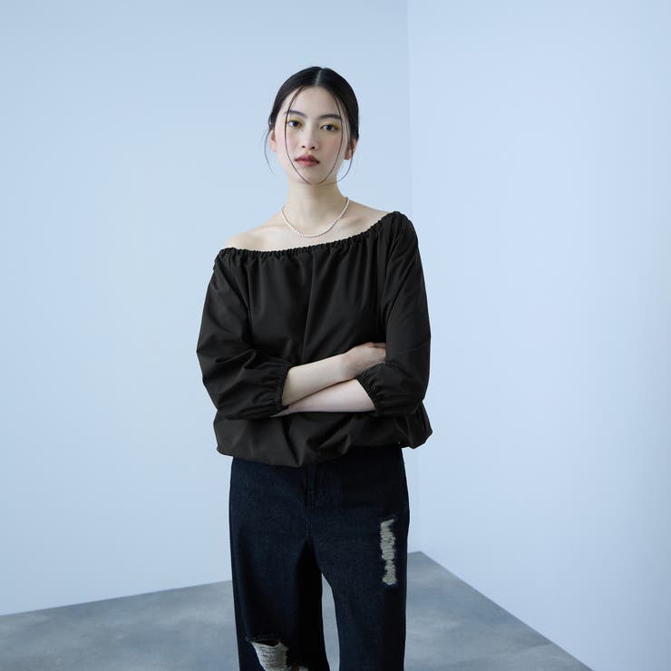 【キレカジ】撥水バルーンブラウス | VICKY | 詳細画像1 