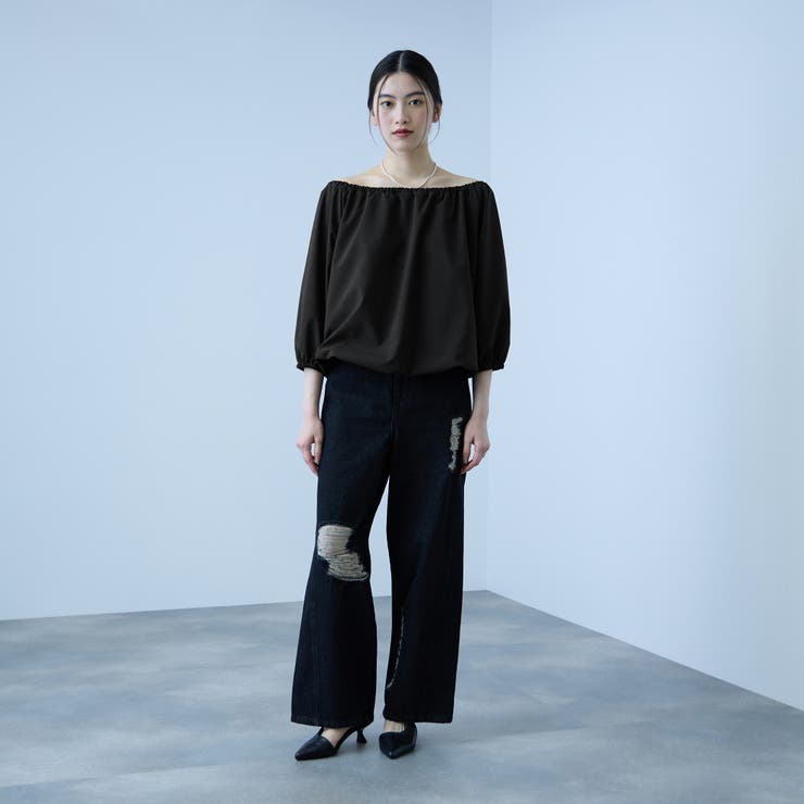 【キレカジ】撥水バルーンブラウス | VICKY | 詳細画像10 