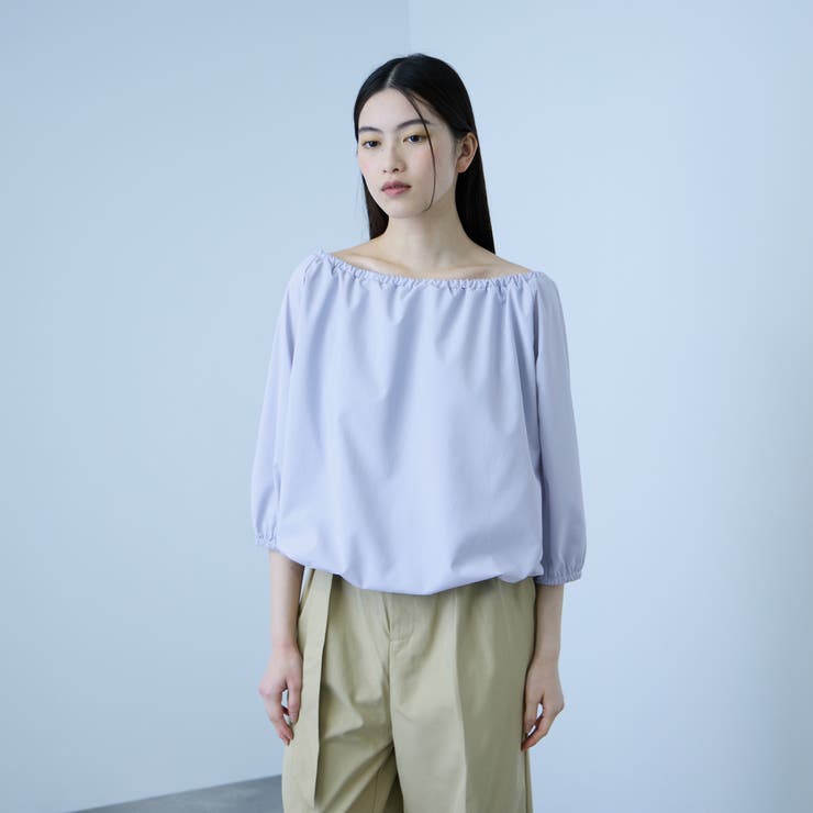 ブルー | 【キレカジ】撥水バルーンブラウス | VICKY