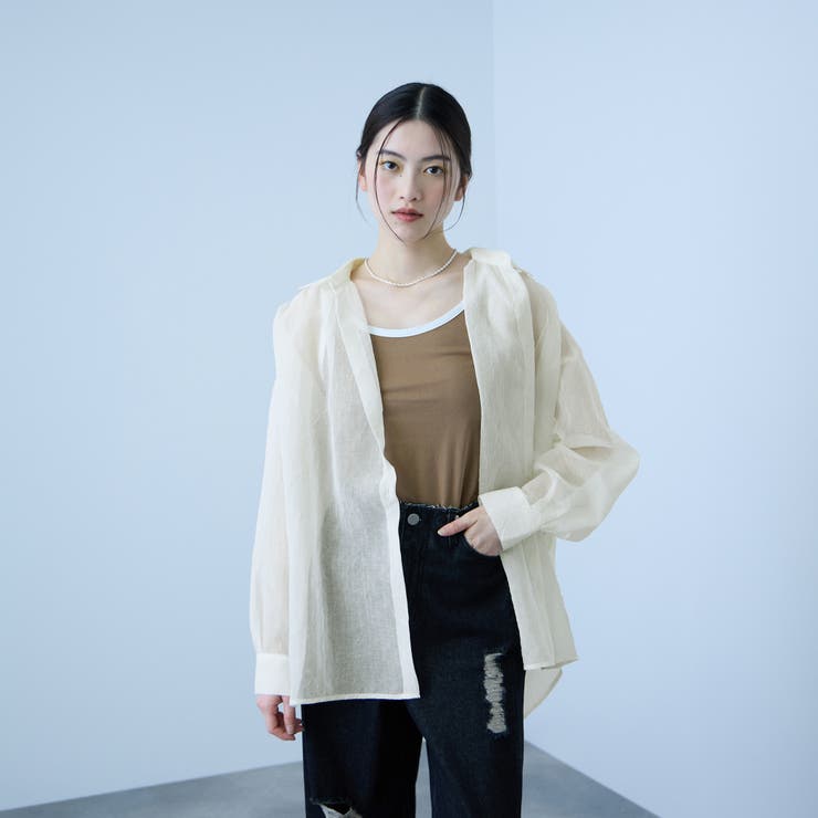 リネンライクボイルシャツ | VICKY | 詳細画像2 