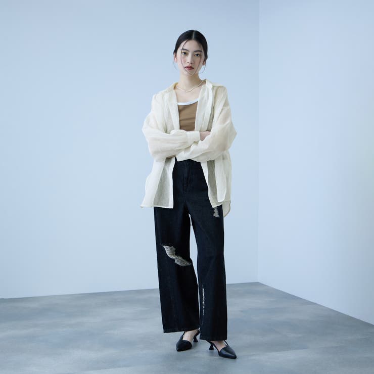 リネンライクボイルシャツ | VICKY | 詳細画像7 