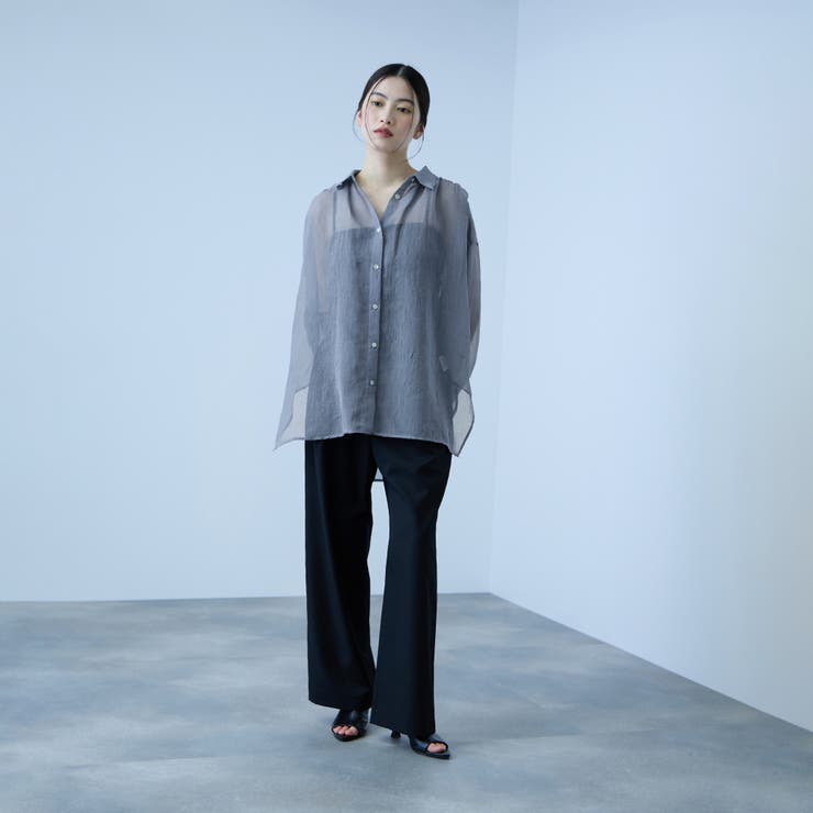 リネンライクボイルシャツ | VICKY | 詳細画像8 