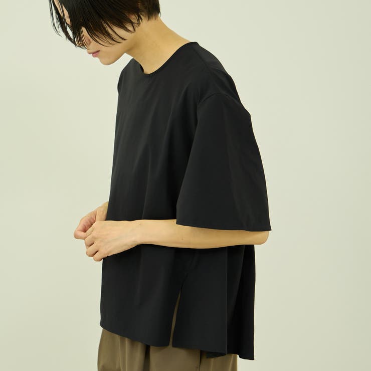 ブラック | 【涼やかストレッチ】半袖ブラウス | VICKY