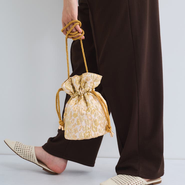 ジャガード巾着ミニバッグ | VICKY | 詳細画像7 