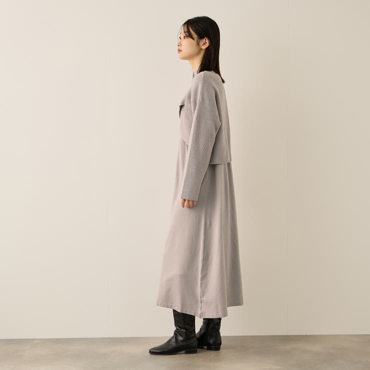カシュクールニットアンサンブルワンピース≪手洗い可能≫ | ketty | 詳細画像4 