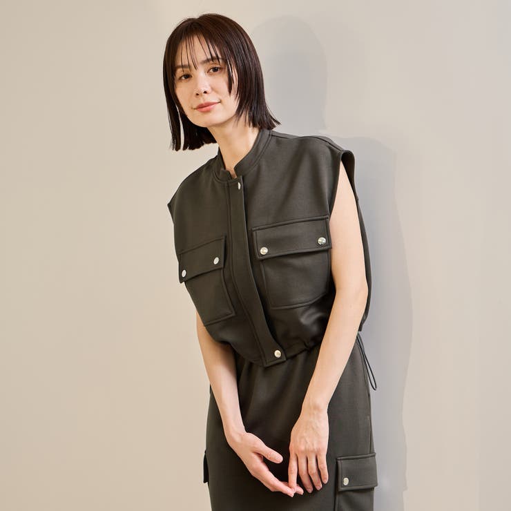 【SET】ダンボールニットベスト×スカート2ピース | ketty | 詳細画像9 