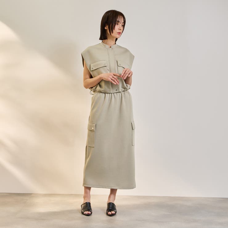 【SET】ダンボールニットベスト×スカート2ピース | ketty | 詳細画像2 