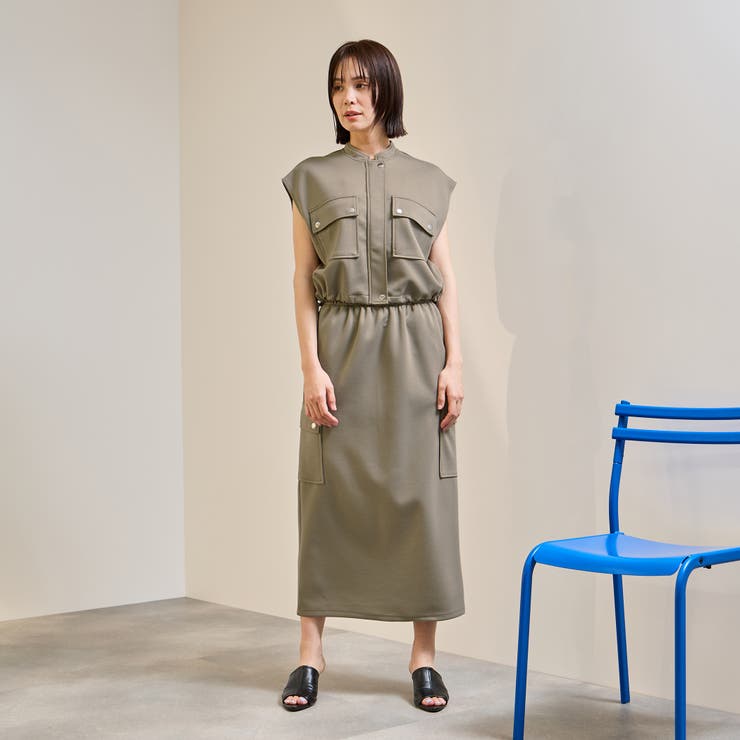 【SET】ダンボールニットベスト×スカート2ピース | ketty | 詳細画像3 