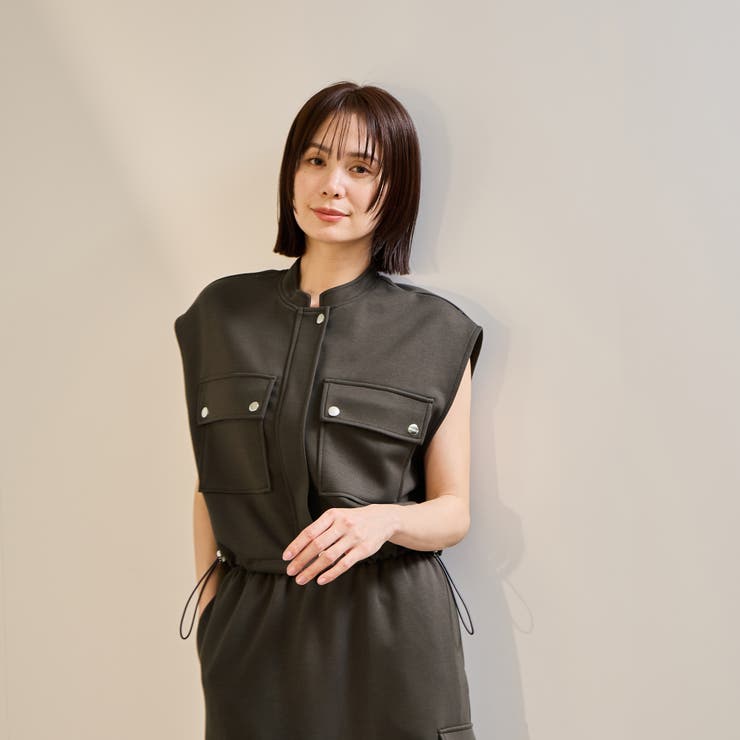 【SET】ダンボールニットベスト×スカート2ピース | ketty | 詳細画像6 