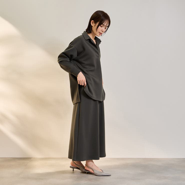 【SET】ダンボールニットスキッパートップ×スカート2ピース | ketty | 詳細画像6 