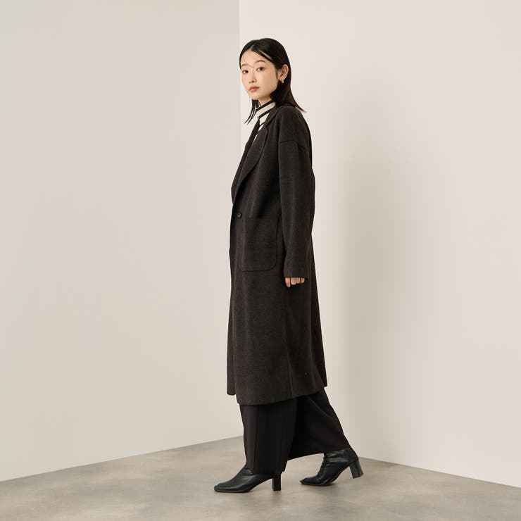 ブランケットメルトンガウンコート | ketty | 詳細画像4 