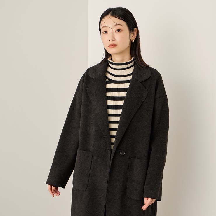 ブランケットメルトンガウンコート | ketty | 詳細画像6 