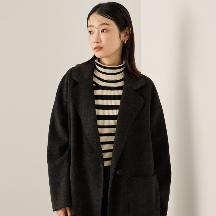 ブランケットメルトンガウンコート | ketty | 詳細画像7 