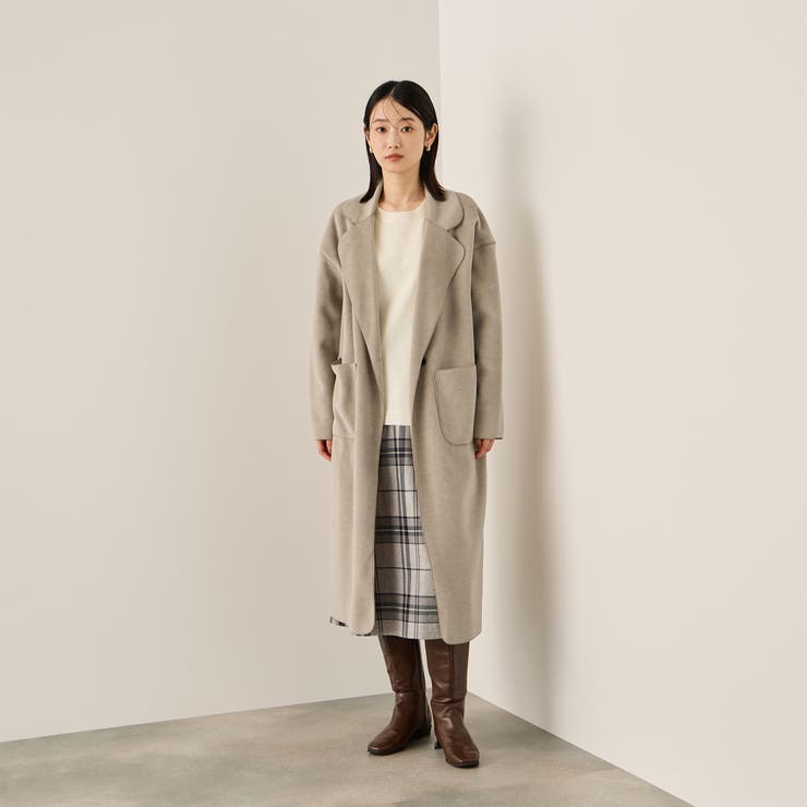 ブランケットメルトンガウンコート | ketty | 詳細画像2 