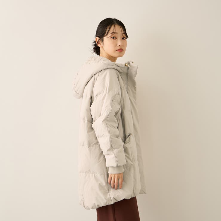 ストレッチフードピュアダウンミドルコート | ketty | 詳細画像5 