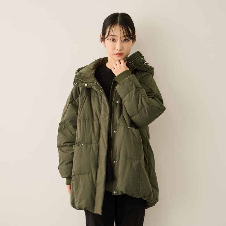 ストレッチフードピュアダウンミドルコート | ketty | 詳細画像8 