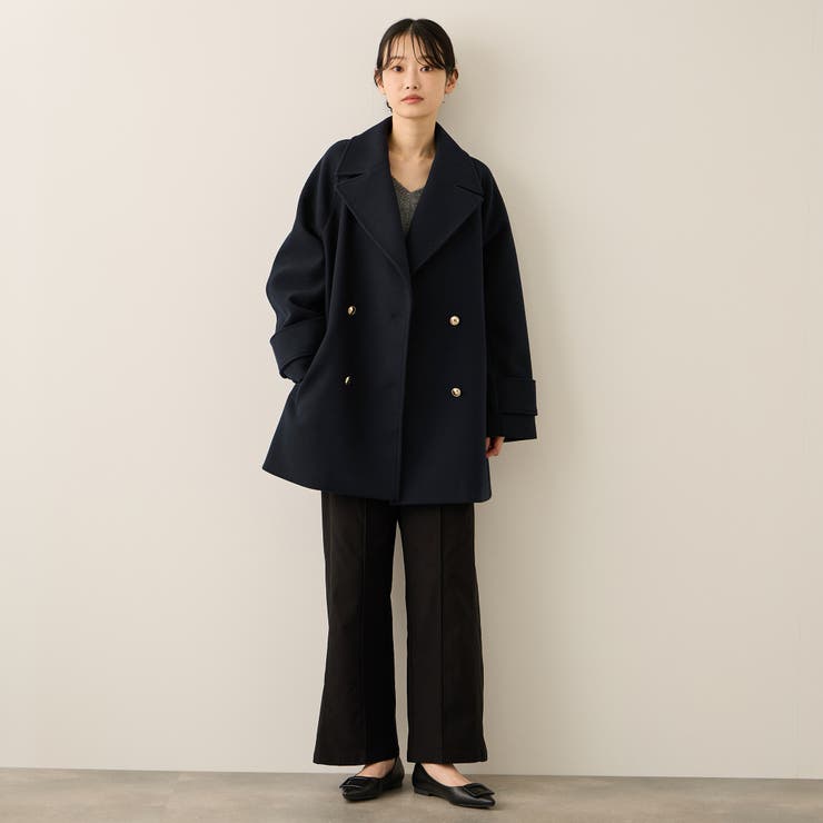 ウール調ジャージーオーバーサイズコート | ketty | 詳細画像10 