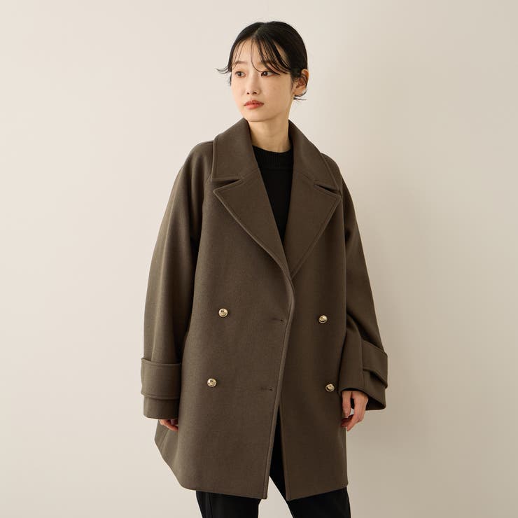 ウール調ジャージーオーバーサイズコート | ketty | 詳細画像11 