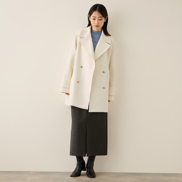 ウール調ジャージーオーバーサイズコート | ketty | 詳細画像3 
