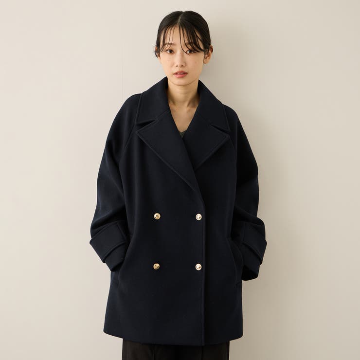 ウール調ジャージーオーバーサイズコート | ketty | 詳細画像7 