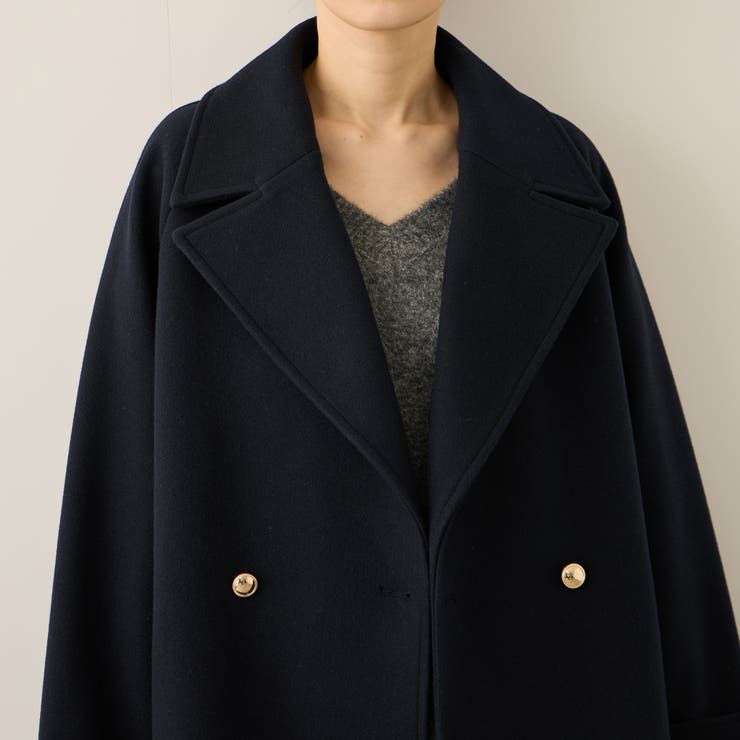 ウール調ジャージーオーバーサイズコート | ketty | 詳細画像9 