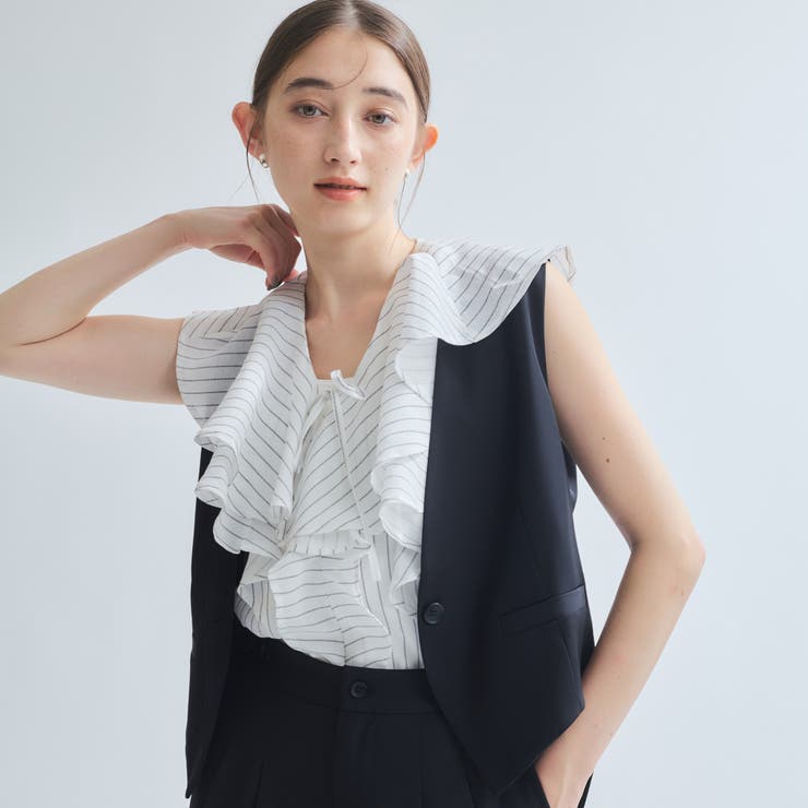 バックテールショートジレ≪手洗い可能≫ | ketty | 詳細画像8 