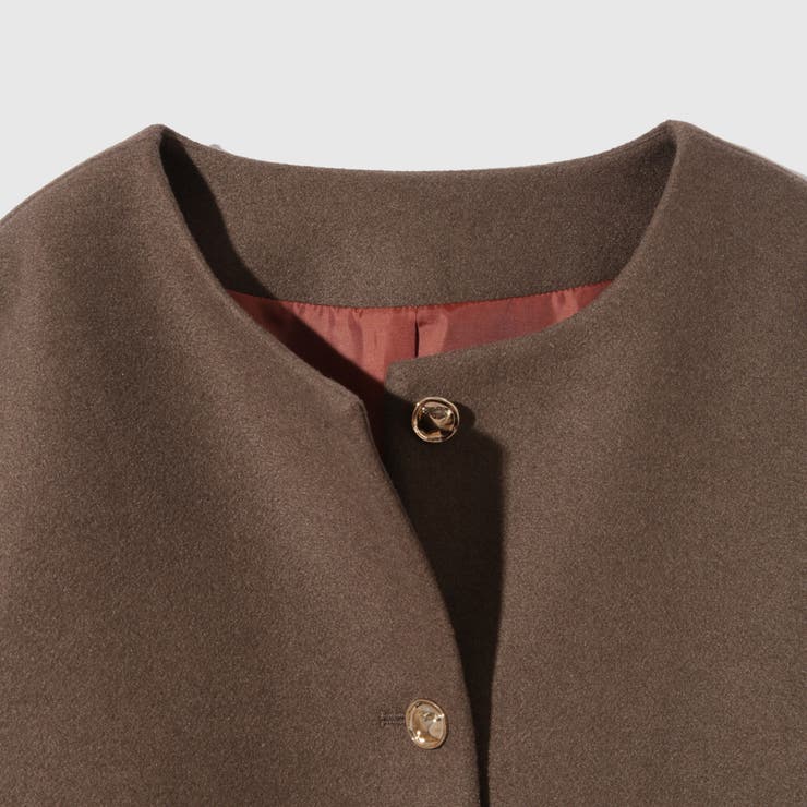 ウールチョウジャージーノーカラージャケット | ketty | 詳細画像13 