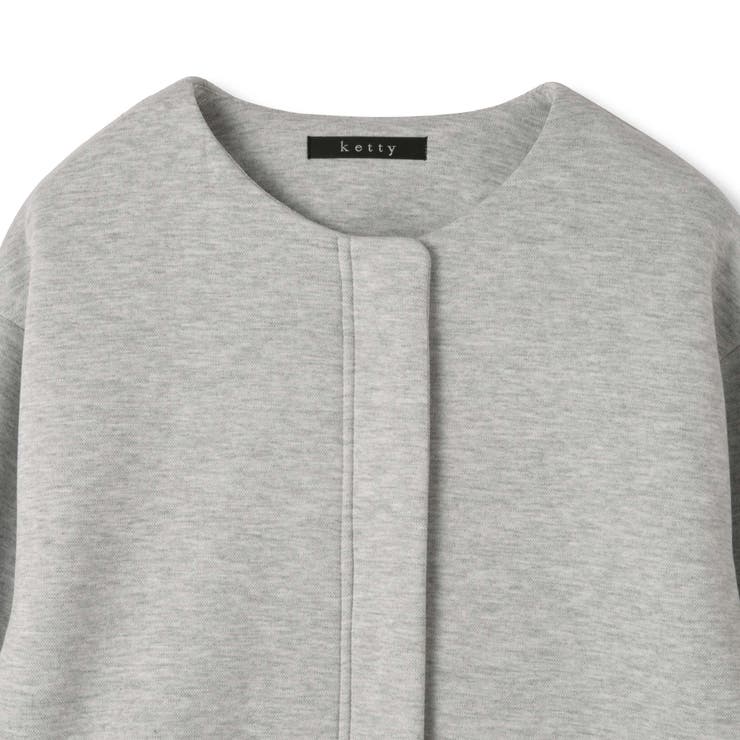 ダンボール中綿切り替えノーカラージャケット≪手洗い可能≫ | ketty | 詳細画像15 