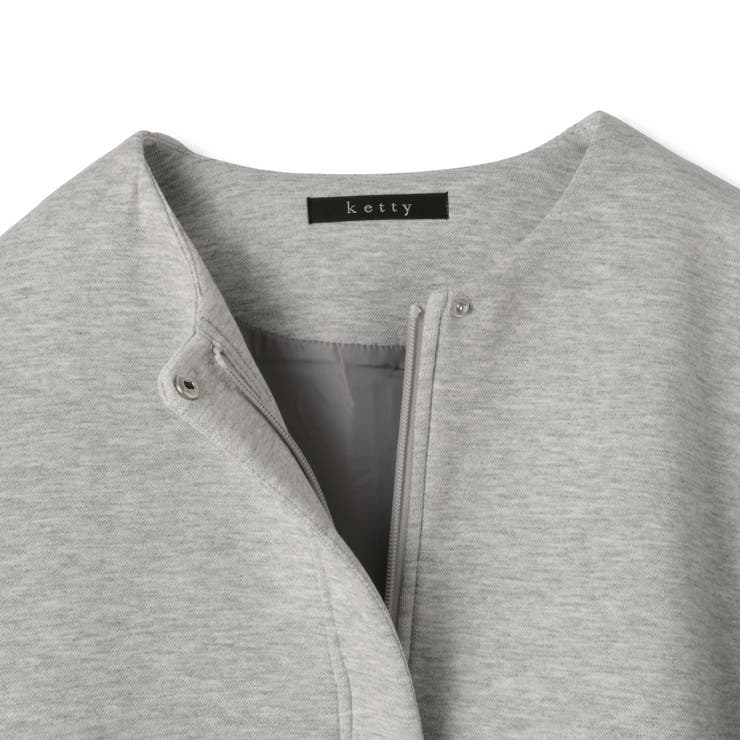 ダンボール中綿切り替えノーカラージャケット≪手洗い可能≫ | ketty | 詳細画像19 