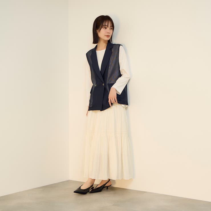 グリッティメッシュダブルベスト | ketty | 詳細画像13 