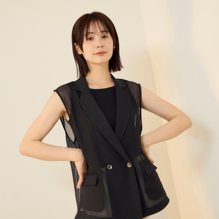 グリッティメッシュダブルベスト | ketty | 詳細画像5 