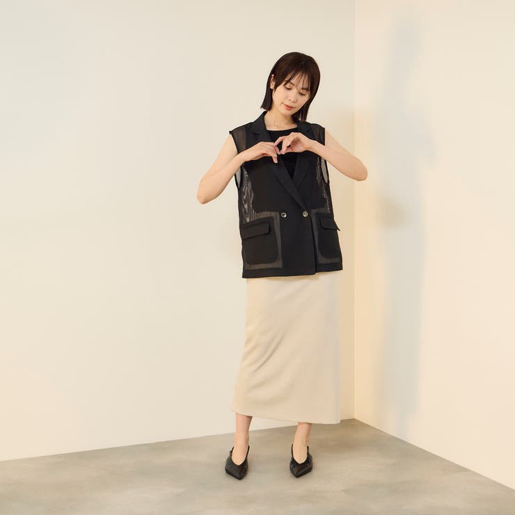 グリッティメッシュダブルベスト | ketty | 詳細画像7 