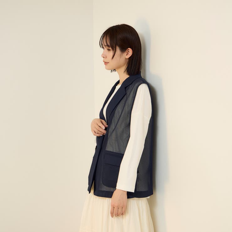 グリッティメッシュダブルベスト | ketty | 詳細画像9 