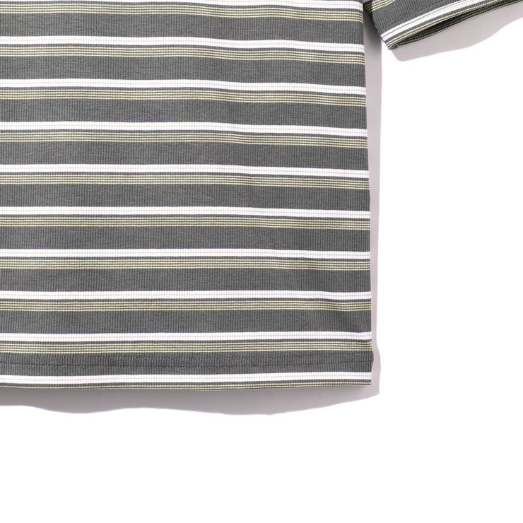 ランダムリブボーダーハーフスリーブカットソー≪手洗い可能≫ | ketty | 詳細画像20 