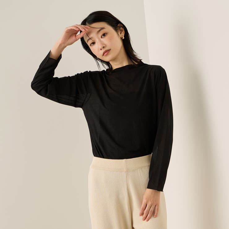 ボトルネックセミシアーカットソー≪手洗い可能≫ | ketty | 詳細画像2 