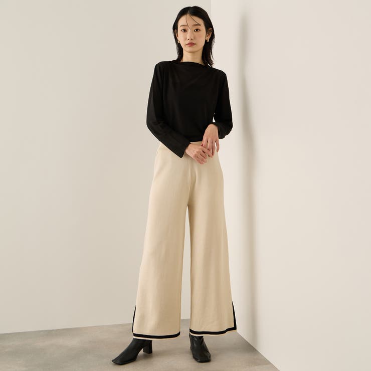 ボトルネックセミシアーカットソー≪手洗い可能≫ | ketty | 詳細画像3 