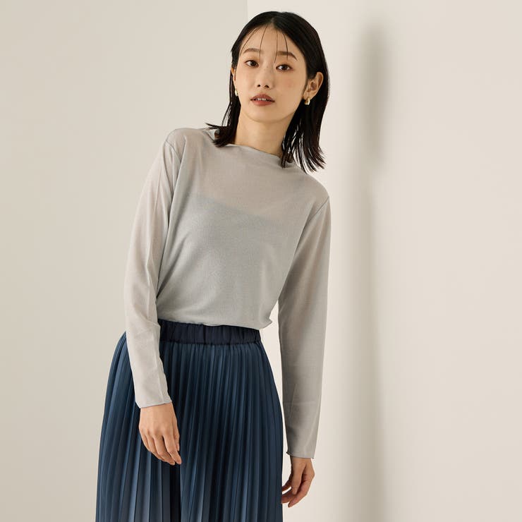 ボトルネックセミシアーカットソー≪手洗い可能≫ | ketty | 詳細画像4 