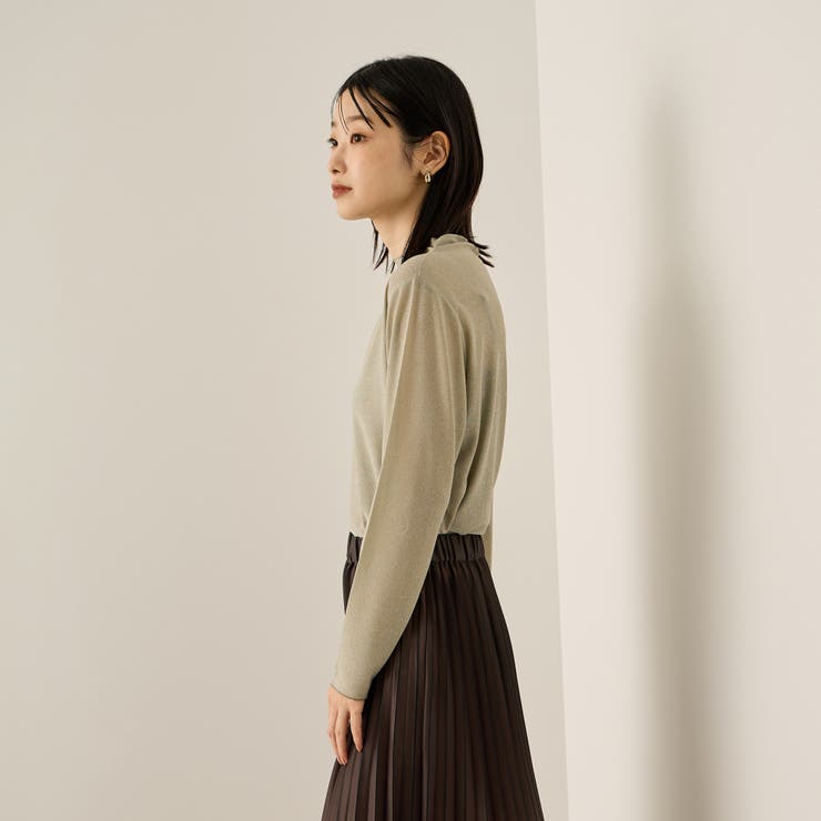 ボトルネックセミシアーカットソー≪手洗い可能≫ | ketty | 詳細画像7 