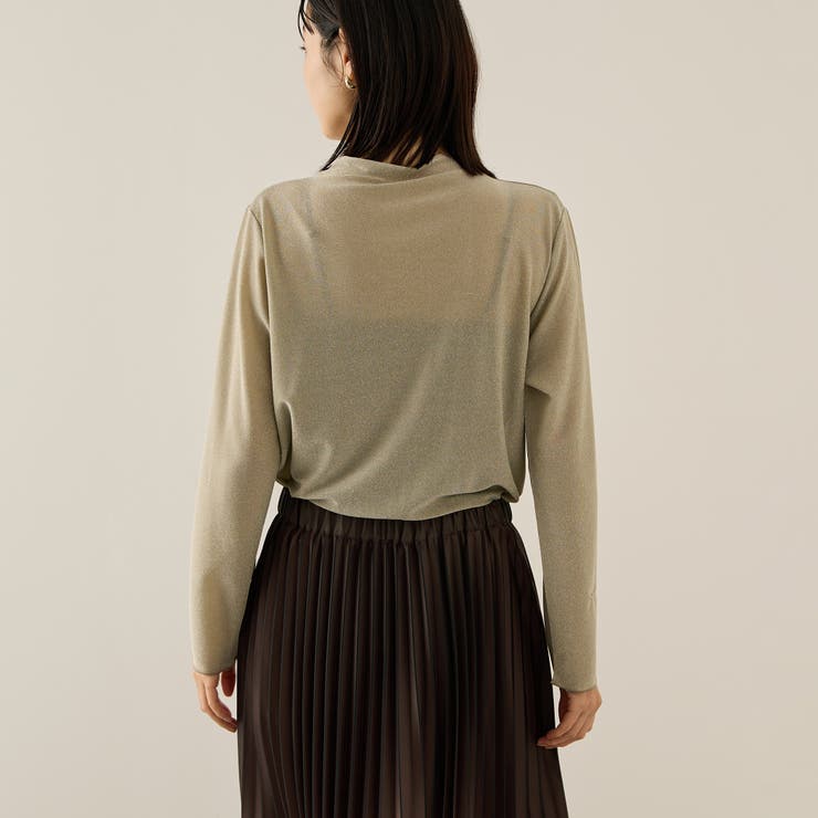 ボトルネックセミシアーカットソー≪手洗い可能≫ | ketty | 詳細画像8 