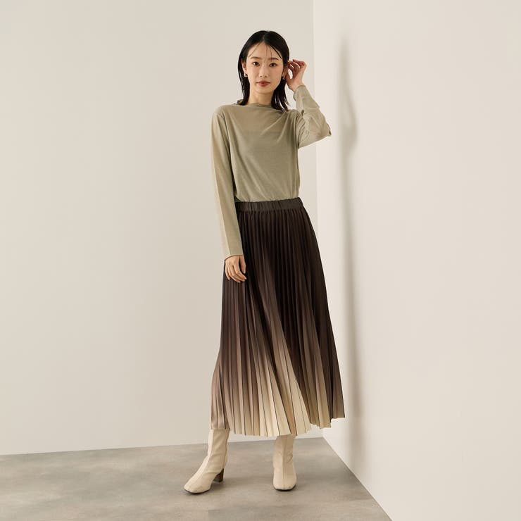 ボトルネックセミシアーカットソー≪手洗い可能≫ | ketty | 詳細画像9 