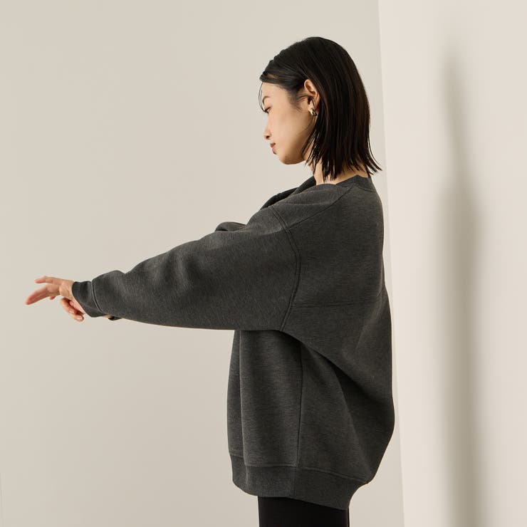 ソフトダンボールハーフZIPプルオーバー≪手洗い可能≫ | ketty | 詳細画像6 