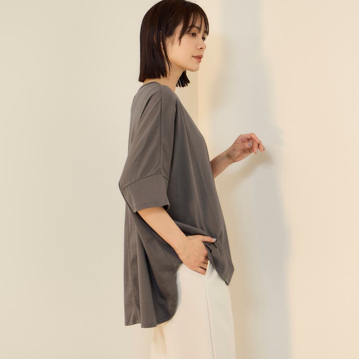 【機能するミニマル服】ポンチョTシャツ | ketty | 詳細画像15 