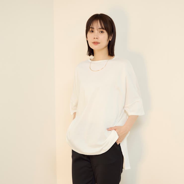【機能するミニマル服】ポンチョTシャツ | ketty | 詳細画像4 