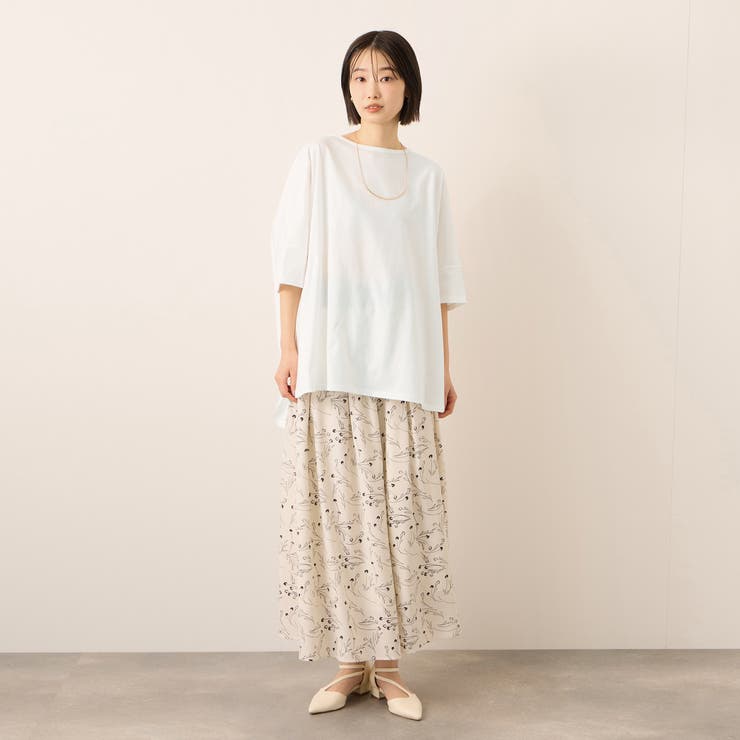 【機能するミニマル服】ポンチョTシャツ | ketty | 詳細画像5 