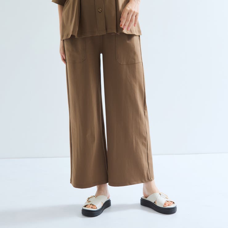 CICA配合セミワイドイージーワイドパンツ≪セットアップ対応/洗濯機で洗える≫ | ketty | 詳細画像5 