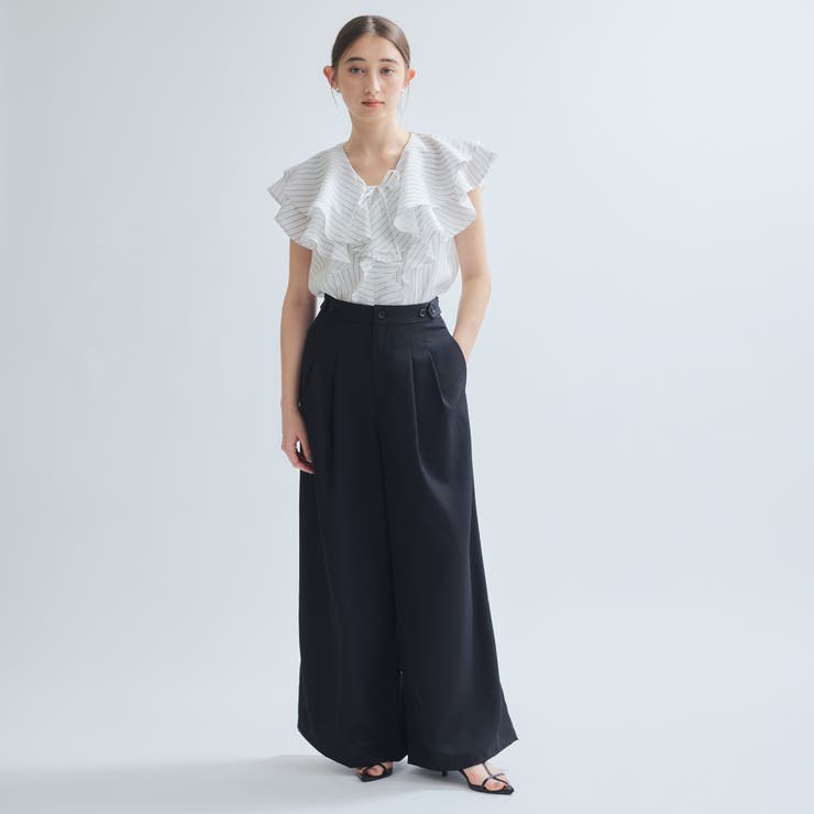 タックフレアパンツ≪手洗い可能≫ | ketty | 詳細画像17 