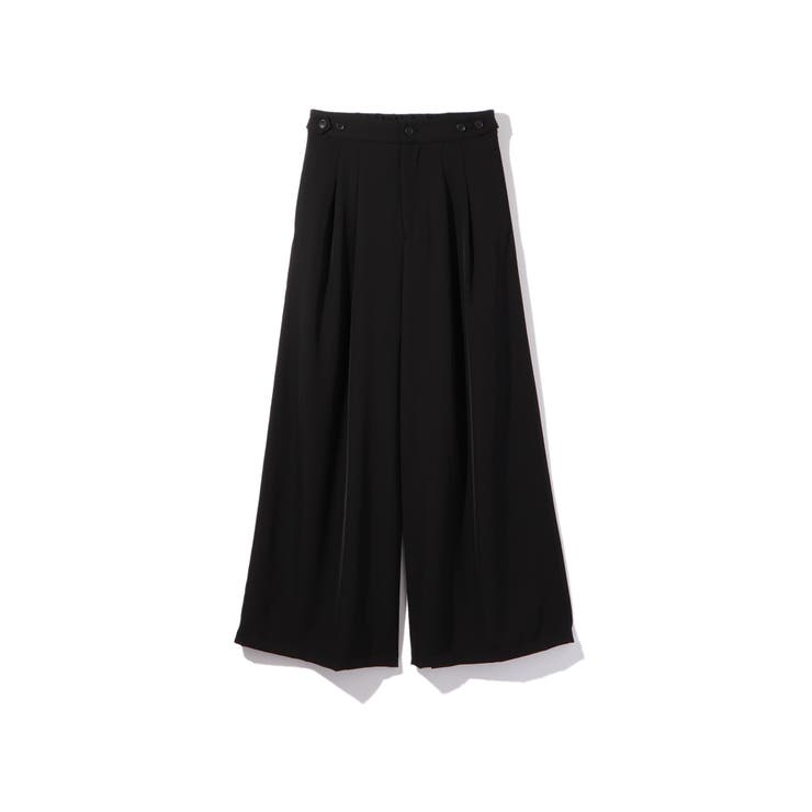 ブラック | タックフレアパンツ≪手洗い可能≫ | ketty