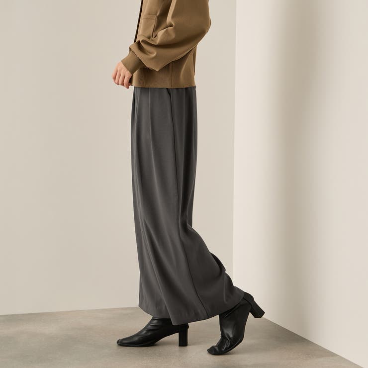 ナシジストレッチ2タックワイドパンツ≪手洗い可能≫ | ketty | 詳細画像5 